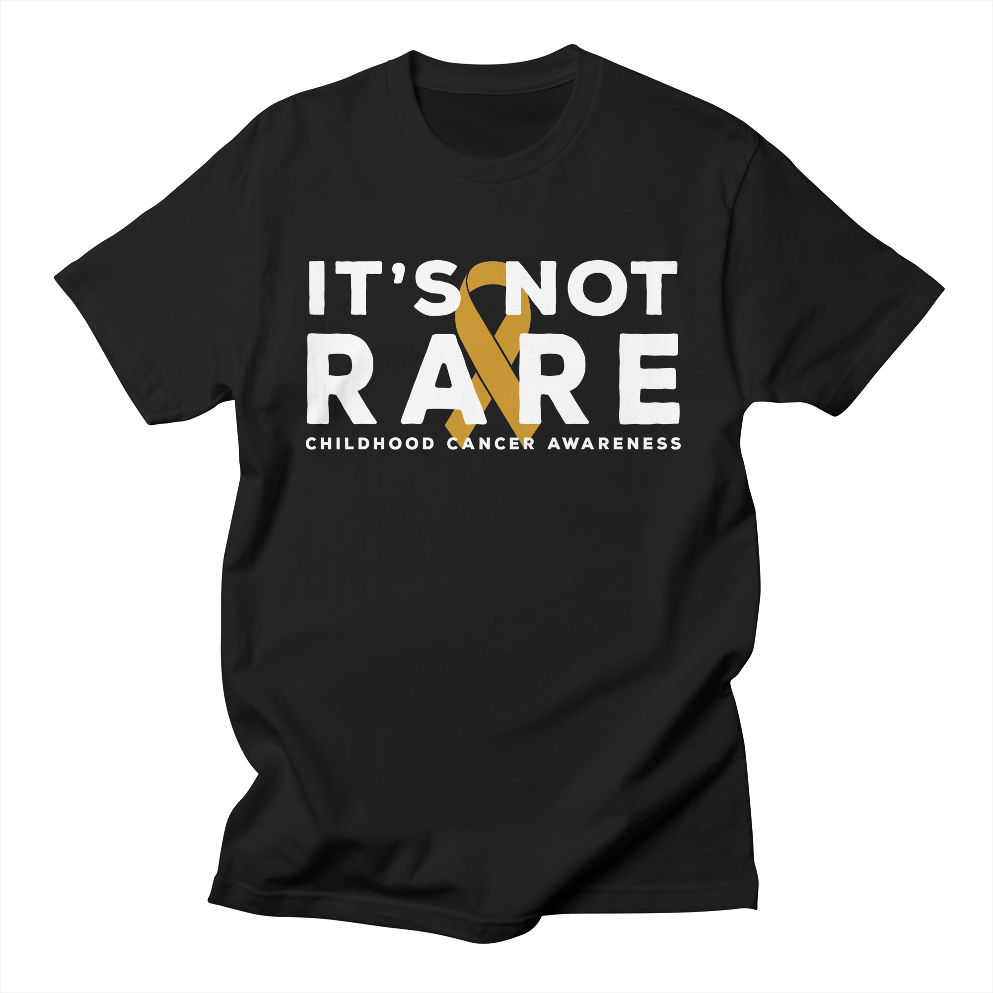 It's Not Rare childhood cancer awareness shirt