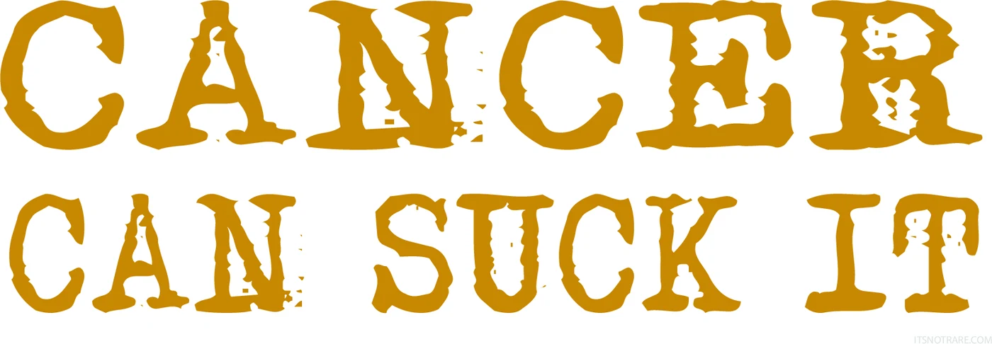 Cancer Can Suck It decal design