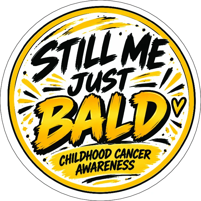 Still Me Just Bald decal design